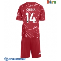 Fotballdrakt Barn Liverpool Federico Chiesa #14 Hjemmedraktsett 2026-27 Kortermet (+ Korte bukser)